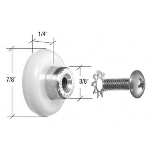 Close-up of CRL "CK", "DK" & "EK" Series Attachment Rollers for precision applications.