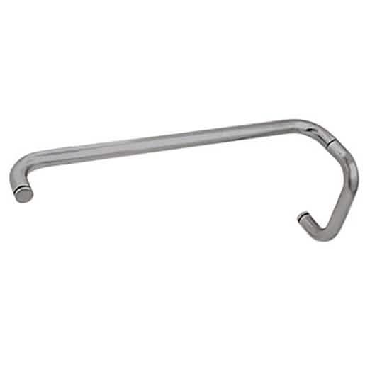 CRL Brushed Nickel 6\" Pull Handle & 18\" Towel Bar BM Series, Sleek Modern Design