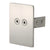 CRL GSDH Series Brushed Stainless Top Track End Cap for Sliding Doors