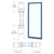 CRL-U.S. Aluminum 250T Narrow Stile Thermal Door, Kynar, No Prep