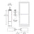 CRL-U.S. Aluminum Offset Geared Hinge w/ Panic, White KYNAR®