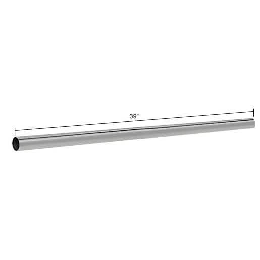 CRL Brushed Nickel 39-Inch Support Bar for Sleek, Modern Bathroom Shower Stability