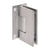 CRL Vienna 337 Brushed Chrome Adjustable Wall-Mount Glass Door Hinge