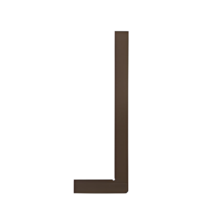 Brown 24 in phenolic Euro-style L-square for glazing and framing (SKU L24EUR0)