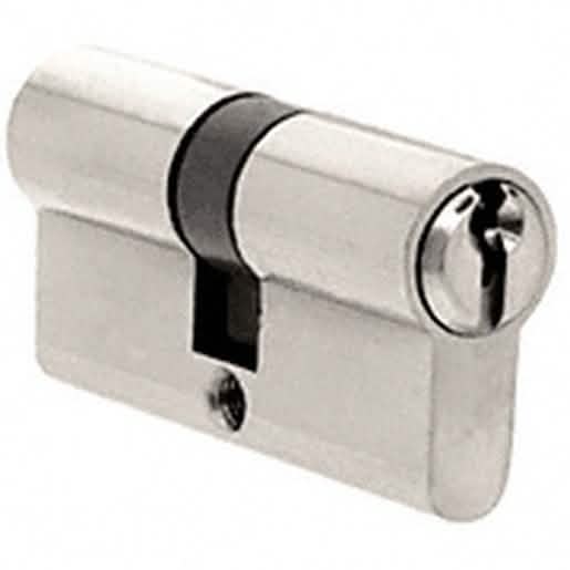 CRL Polished Stainless Keyed Cylinder/Cylinder - Extended Length, Keyed Alike