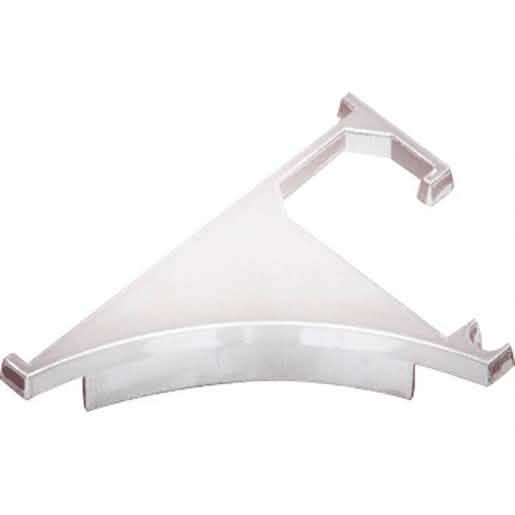 Brite Anodized End Cap for 3/8" Aluminum Shelving Extrusion - Durable & Stylish Finish
