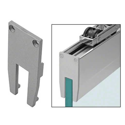 CRL50 Glass Hanger Cover End Cap - Perfect Fit for 3/8” Glass, Sleek Design Finish