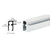 CRL Satin Anodized Aluminum Top Rail Extrusion for Glass Display Case