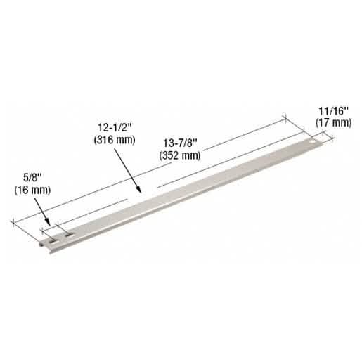 CRL 13-7/8\" Window Casement Operator Channel Guide for smooth window operation.