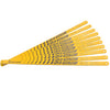 Yellow 12-inch flexible alloy hacksaw blade (SKU SL1224) for cutting mild steel, cast iron, aluminum, copper.