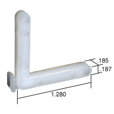 CRL Corner Key 1.28in Leg x 0.185in Width - 20-Pack Frame Connector