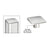 CRL P1 Polished Stainless Steel Top Post Cap for Railings