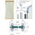 CRL Polished Brass Vertical Weatherstile Kit 3/4" Glass Single Door