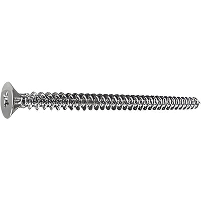 CRL #10 x 3" Chrome Flat Head Phillips Sheet Metal Screws - Wall Mount