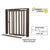 CRL 2-Panel Manual Sliding Service Window, Duranodic Bronze No Screen
