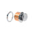 CRL Polished Stainless Mortise Low-Profile Thumbturn for Deadbolts
