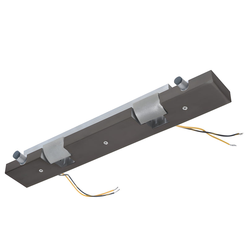 Oil-rubbed bronze CRL electric strike keeper (ESK2SD0RB) for aluminum stile doors, fail-secure, wiring visible.