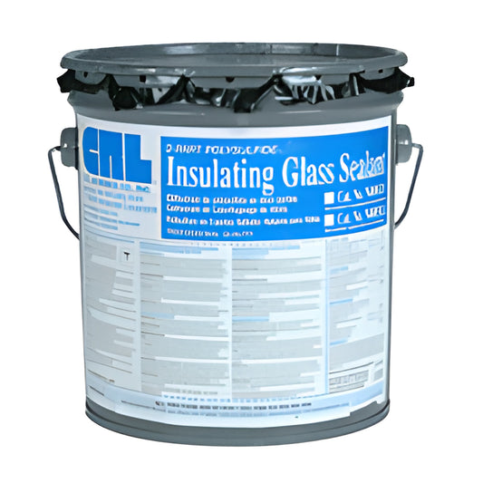 CRL N400G15 1.5 gal black polysulfide insulating glass sealant bucket
