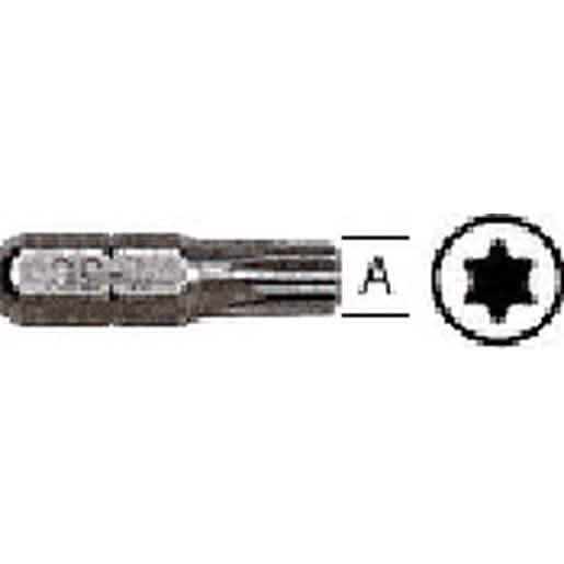 CRL 1/4" Hex T30 Torx® Insert Bit - Durable, precise tool for secure fastening tasks.