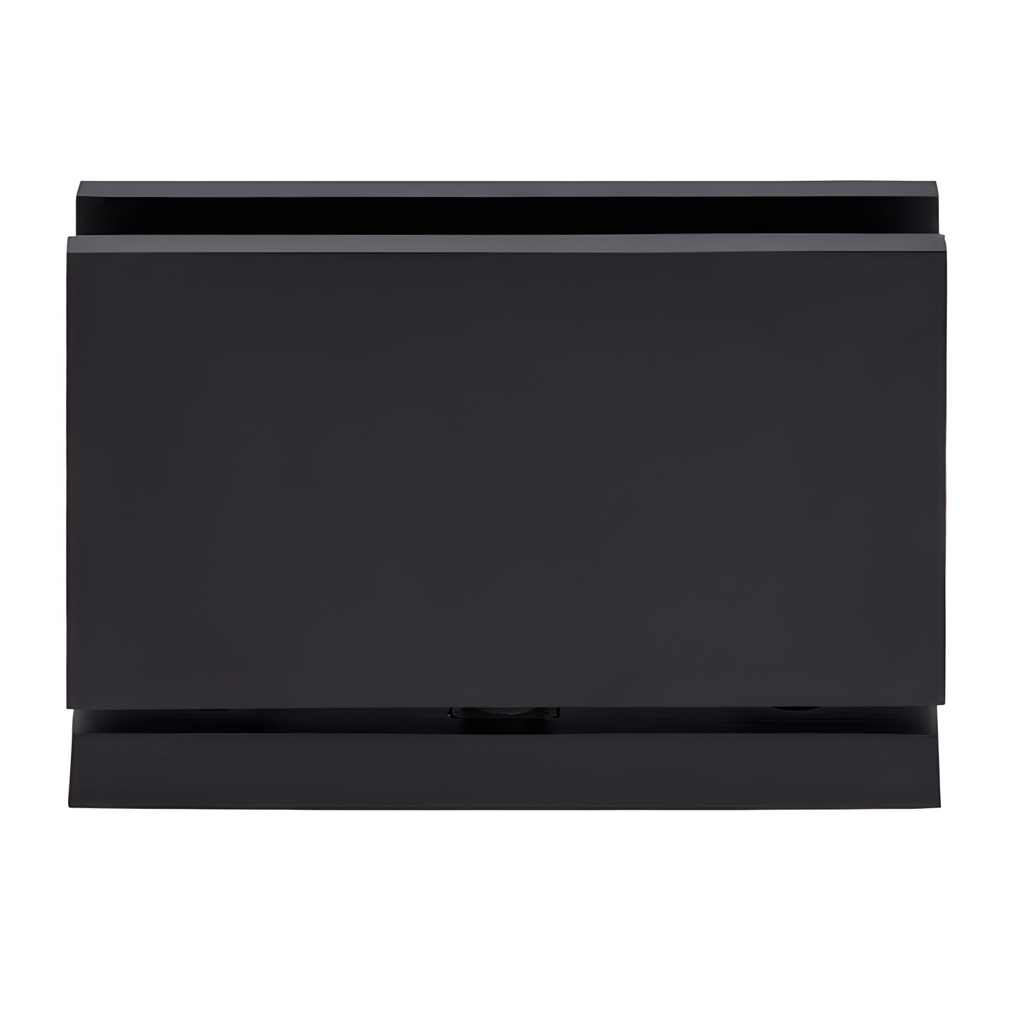 Oil-rubbed bronze top-and-bottom pivot hinge for 1/2" (12mm) tempered glass shower doors.