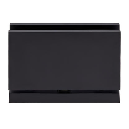 Oil-rubbed bronze top-and-bottom pivot hinge for 1/2" (12mm) tempered glass shower doors.