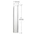 CRL Clear Acrylic Stick-On Mirror Finger Pull, Adhesive Cabinet Handle