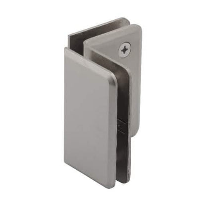 CRL Brushed Nickel Glass-to-Glass Bracket for sleek, modern shower design.
