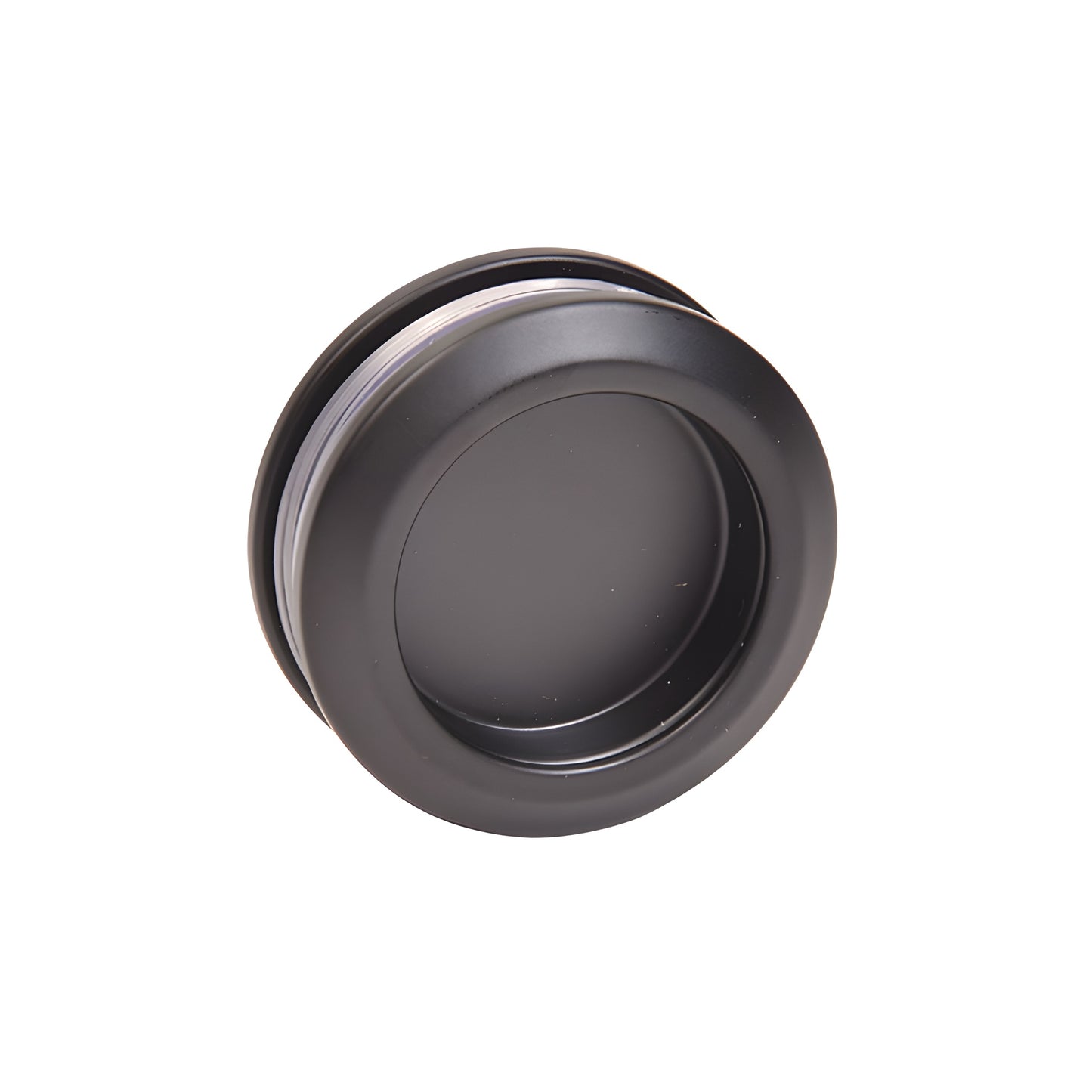 Frameless glass shower with matte black Cavoli sliding header and pull (SKU CAV78MBL), top rollers, 78" header.