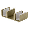 CRL Brushed Bronze Deluxe 180 Degree Cambridge Series Two Door Bypass Sliding Shower Door System