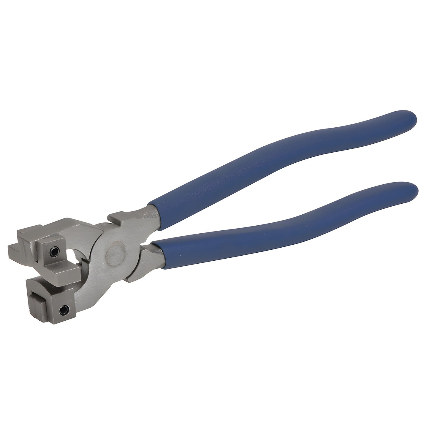 PPG1 CRL glass running pliers, 9.5 steel with blue cushioned handles, floating self-aligning jaws for glass up to 1/2 .