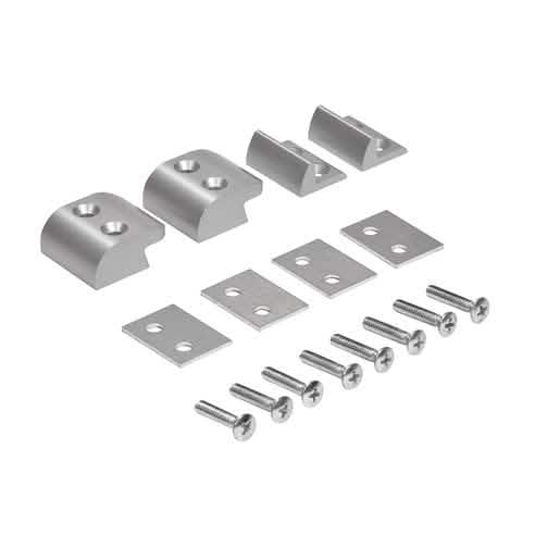 CRL Satin Aluminum Jackson® 896 Mullion Stabilizer Package for secure door installation.