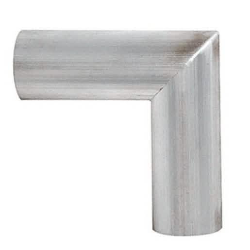 CRL 90º Corner Vertical Internal Splice for 4" Oval Cap Rail - Durable and Seamless Connec