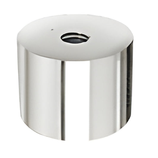 2" polished 316 stainless clad aluminum standoff base (ACSB2112PS), 3/8"-16 thread, 11 2" length.