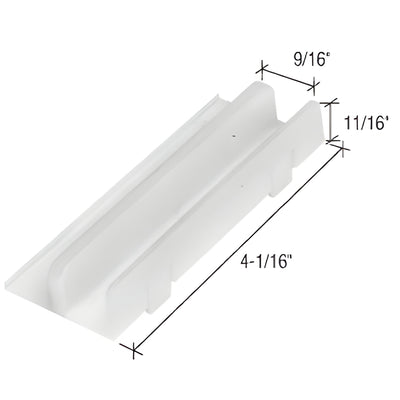 CRL Replacement Bottom Guide for International Sliding Tub Door