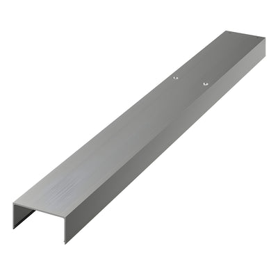 CRL 4-1/2" Brushed Stainless Modular Glass Door Header