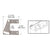 CRL Left-Hand Adjustable Top Rail Mounting Plate for Railing