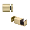 Brushed bronze Colonia replacement 90 accessory kit and bottom guide for 180 sliding shower door