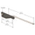 CRL Bronze Left-Hand Single-Arm Roto Casement Window Operator