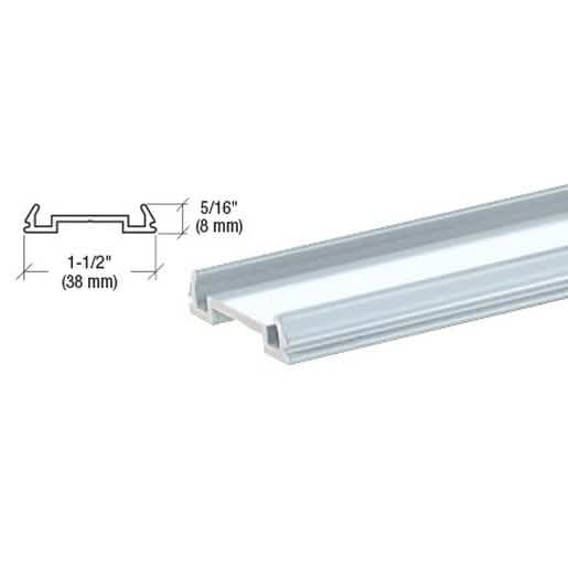 CRL Mill Standard Bottom Rail Filler 241" - Durable, precise fit for railing projects.