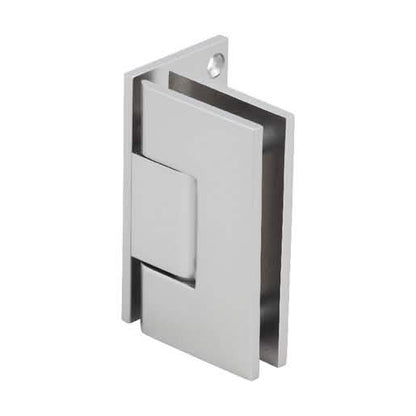 "CRL Satin Nickel Vienna 044 Wall Mount Offset Back Plate Hinge - Durable & Stylish Design