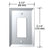 CRL Clear Designer Replacement Mirror Glass Plate - Single