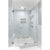 CRL Essence Series Polished Chrome Sliding Shower Door Kit