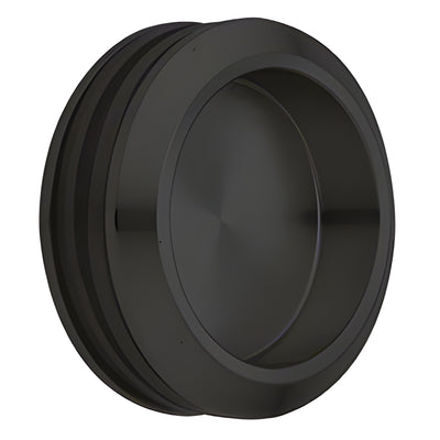 CRL Matte Black Steel Thru-Glass Door Pull