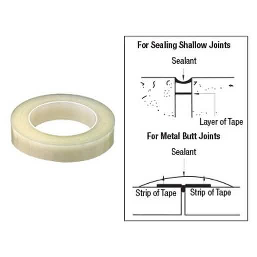 CRL 1/2" Bond Breaker Tape - Durable, flexible, ideal for concrete joint applications.