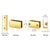 CRL Brass Long Set-Screw Glass Clamp for 1/4 to 5/16 in Panels