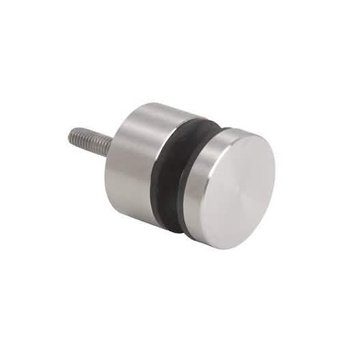 CRL 316 Brushed Stainless Glass Rail Standoff Base & Cap, 1" Projection, Durable Finish