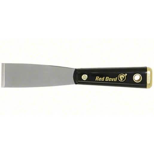 CRL Red Devil® 1-1/4" Putty Chisel - Durable tool for precision scraping and smoothing.