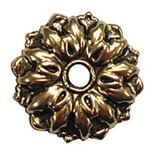 Elegant CRL Antique Gold 1" Mirror Rosettes - Enhance your mirror's style effortlessly.