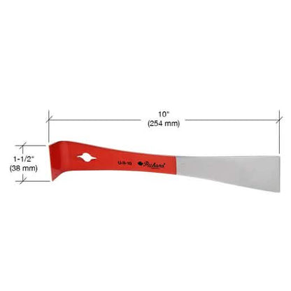 CRL 10-inch Pry Bar and Scraper with Ergonomic Grip for Efficient DIY Projects