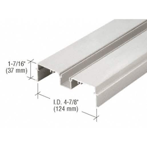 CRL 487 OfficeFront™ Clear Anodized Wall Jamb/Head, Deep Pocket, 24'-2", sleek design